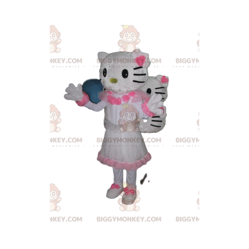 Traje de mascote BIGGYMONKEY™ da Hello Kitty, com um lindo