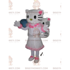 Costume de mascotte BIGGYMONKEY™ de Hello Kitty, avec une jolie