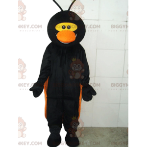 Costume de mascotte BIGGYMONKEY™ de coccinelle noir et jaune