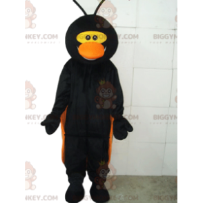 Costume de mascotte BIGGYMONKEY™ de coccinelle noir et jaune
