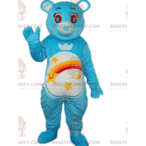 Traje de mascote de Urso Azul com Olhos Maravilhosos