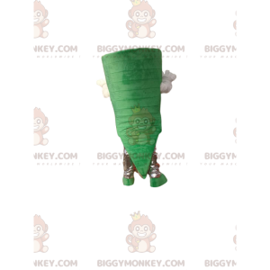 Disfraz de mascota Green Man BIGGYMONKEY™ con aspecto malvado -