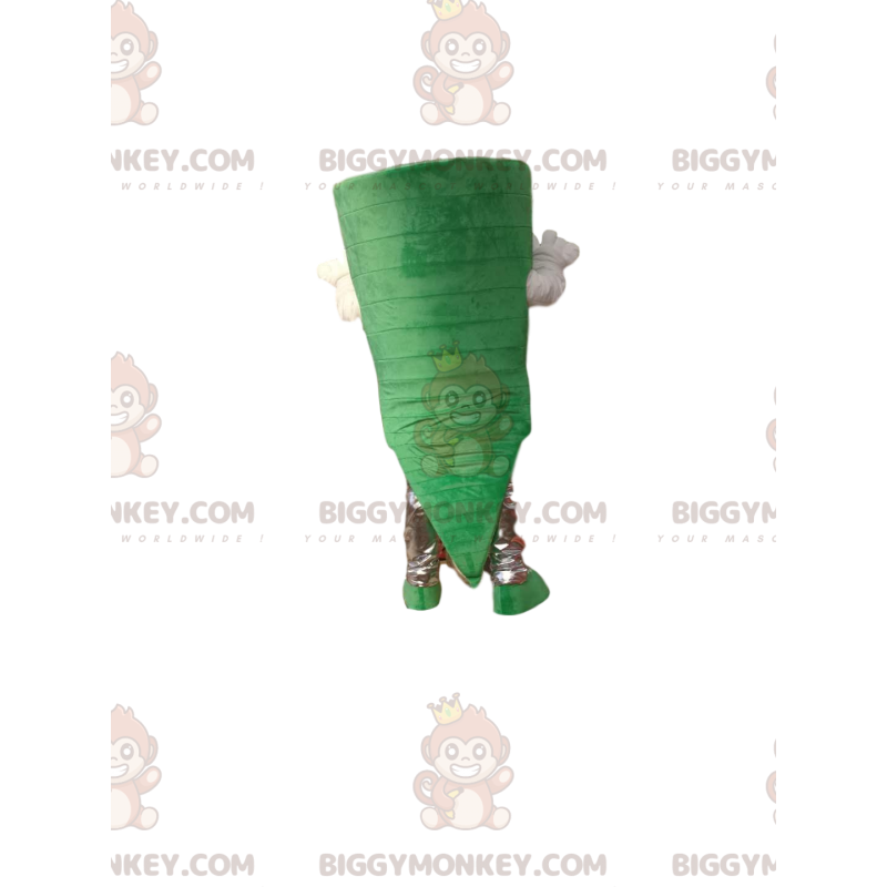 Costume da mascotte da uomo verde BIGGYMONKEY™ con aspetto