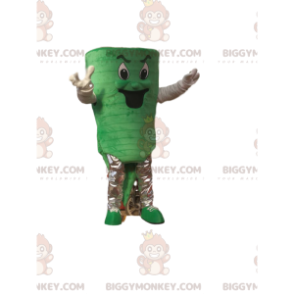 Costume da mascotte da uomo verde BIGGYMONKEY™ con aspetto