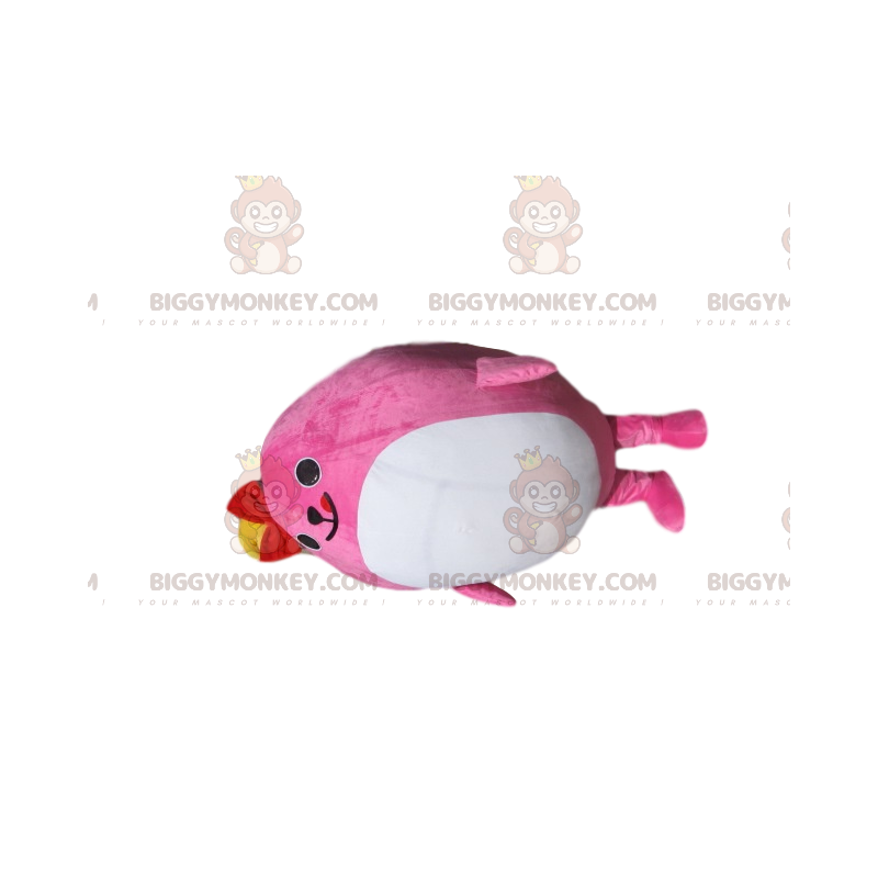 Costume da mascotte BIGGYMONKEY™ Personaggio rosa grassoccio
