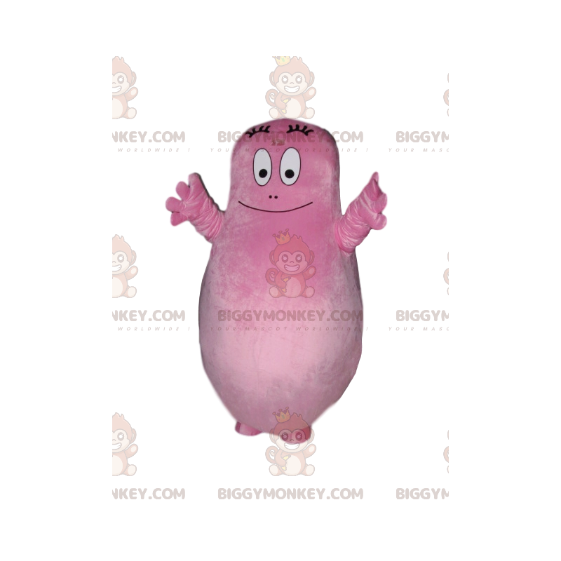 Disfraz de mascota BIGGYMONKEY™ de Barbapapa, The All Pink
