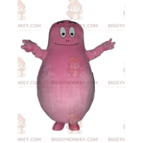 Barbapapa's BIGGYMONKEY™-mascottekostuum, de geheel roze papa -
