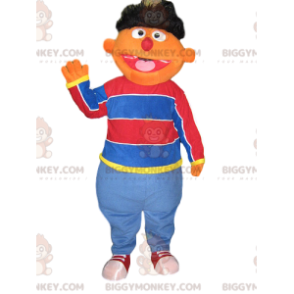 Costume de mascotte BIGGYMONKEY™ de bonhomme brun rigolo avec