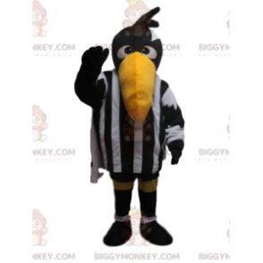 Costume da mascotte Crow BIGGYMONKEY™ con abbigliamento