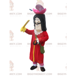 Costume de mascotte BIGGYMONKEY™ de Capitaine Crochet avec une