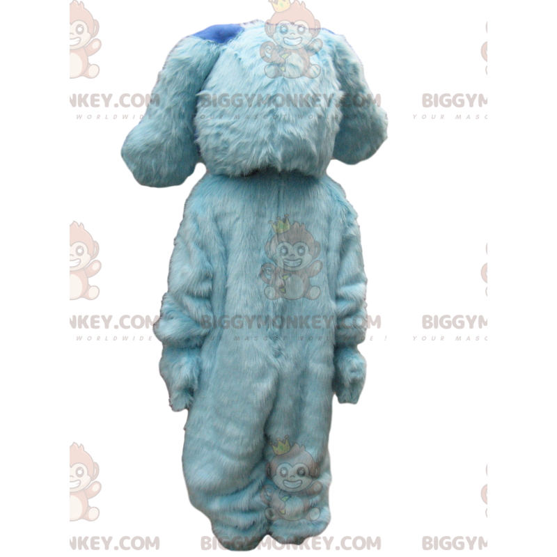 BIGGYMONKEY™ Costume da mascotte Grande cane blu con sguardo