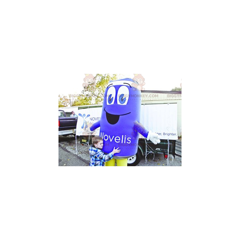 Costume da mascotte Giant Blue Can BIGGYMONKEY™ -