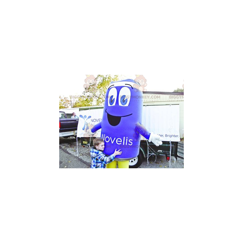 Giant Blue Can BIGGYMONKEY™ mascottekostuum - Biggymonkey.com