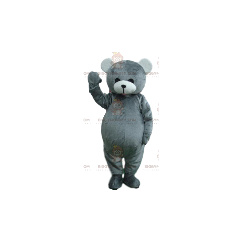 Rozkošný kostým maskota šedého medvěda BIGGYMONKEY™. kostým