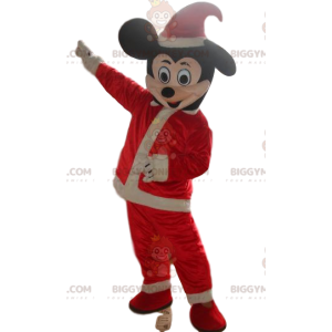 Mickey Mouse BIGGYMONKEY™ Mascot Costume, Santa Outfit –