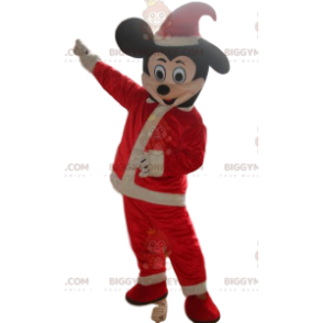 Costume de mascotte BIGGYMONKEY™ de Mickey Mouse, en tenue de