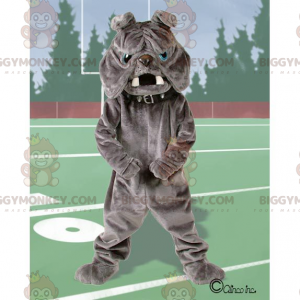 Blue Eyed Grey Bulldog BIGGYMONKEY™ maskottiasu -