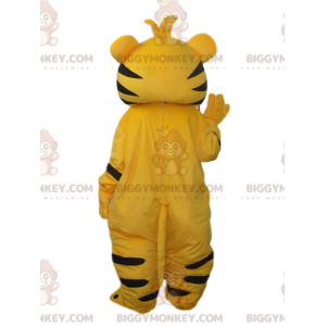 Simpatico costume da mascotte tigre gialla e nera BIGGYMONKEY™