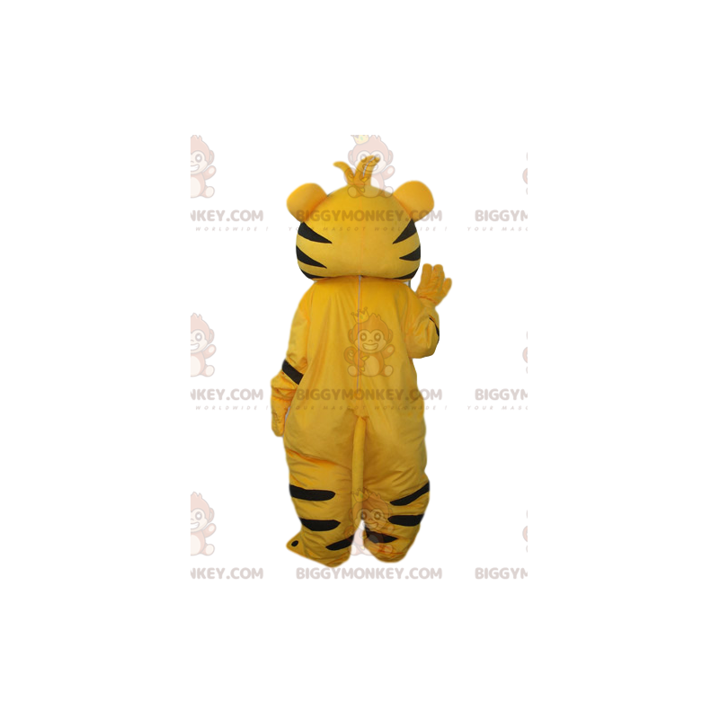 Costume de mascotte BIGGYMONKEY™ de tigrou jaune et noir tout