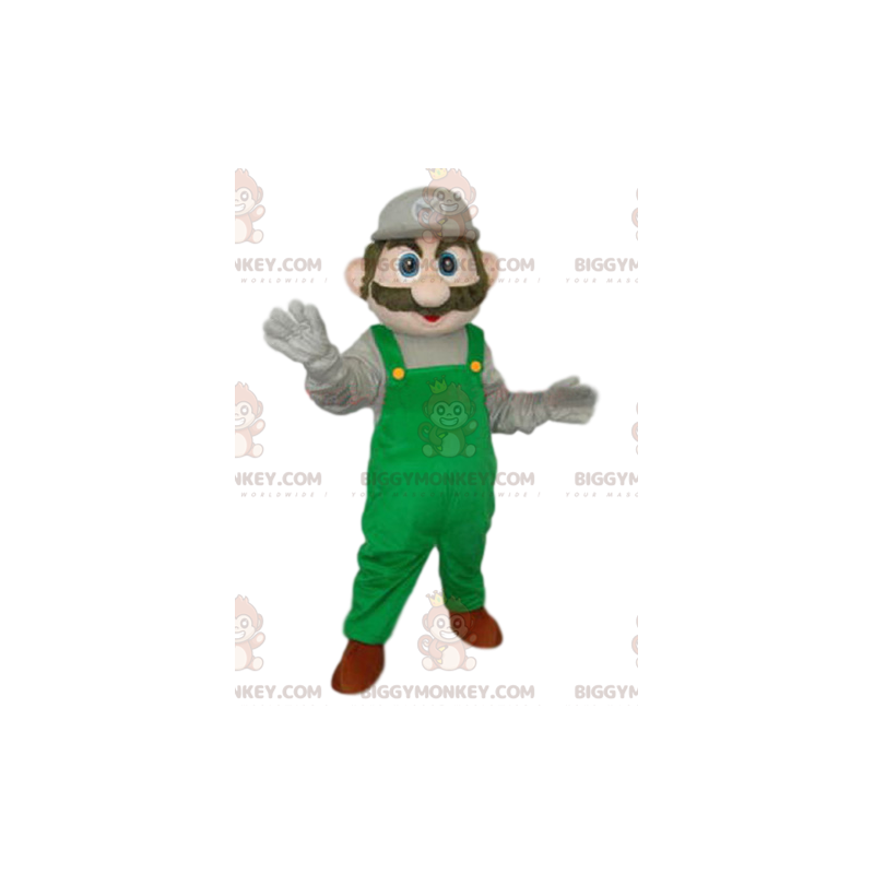 Kostium maskotki BIGGYMONKEY™ Luigi, słynnej postaci Mario z