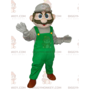 BIGGYMONKEY™ maskotdräkt av Luigi, Nintendos berömda