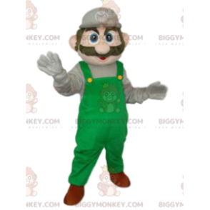 BIGGYMONKEY™ Maskottchenkostüm von Luigi, Nintendos berühmter