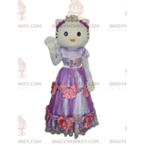 Fato de mascote Hello Kitty BIGGYMONKEY™ com vestido roxo e