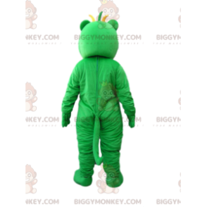 Traje de mascote BIGGYMONKEY™ de hilário monstrinho verde e