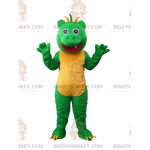 Traje de mascote BIGGYMONKEY™ de hilário monstrinho verde e