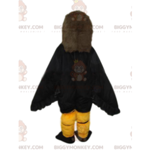 BIGGYMONKEY™ Disfraz majestuoso de mascota águila marrón.