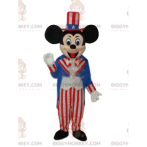 Costume de mascotte BIGGYMONKEY™ de Mickey en tenue de fête