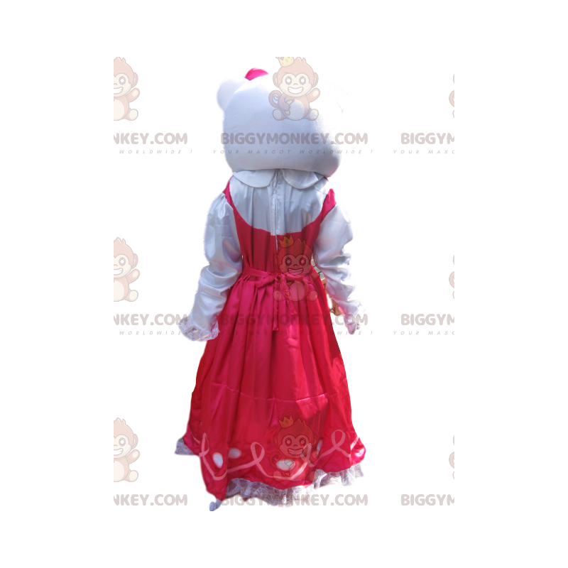 Costume de mascotte BIGGYMONKEY™ de Hello Kitty avec une robe