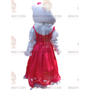 Costume de mascotte BIGGYMONKEY™ de Hello Kitty avec une robe