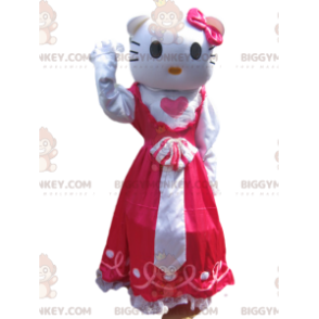 Costume de mascotte BIGGYMONKEY™ de Hello Kitty avec une robe