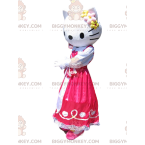 Fato de mascote Hello Kitty BIGGYMONKEY™ com vestido de cetim