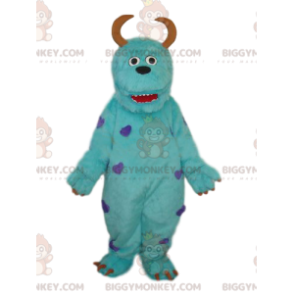 BIGGYMONKEY™ mascot costume of Sully the famous blue monster