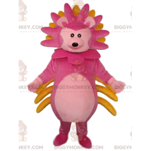 BIGGYMONKEY™ mascottekostuum van zeer originele roze