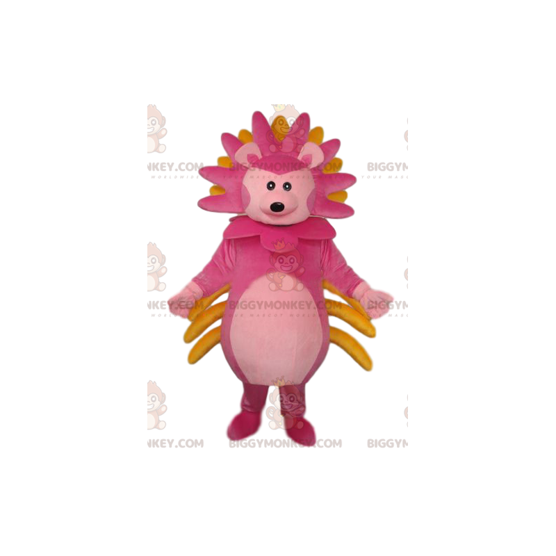 BIGGYMONKEY™ mascottekostuum van zeer originele roze