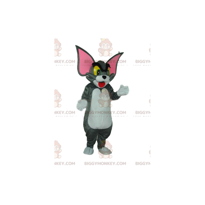 Costume de mascotte BIGGYMONKEY™ de Tom, le chat gris du
