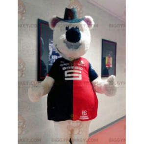 Traje de mascote de ursinho de pelúcia bege BIGGYMONKEY™ com