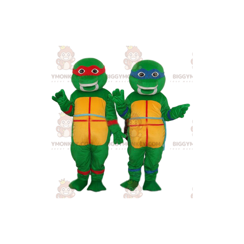 Duo kostýmů náctiletých mutantů želv ninja Raphael a Leonardo