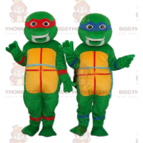 Duo de Costume de mascotte BIGGYMONKEY™ des Tortues Ninja