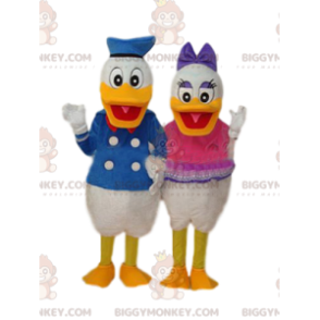 Donald en Daisy BIGGYMONKEY™ Mascottekostuum Duo -