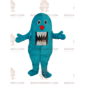 BIGGYMONKEY™ Disfraz de mascota pequeño monstruo azul con