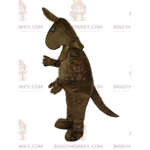 Costume mascotte canguro marrone BIGGYMONKEY™. Costume da