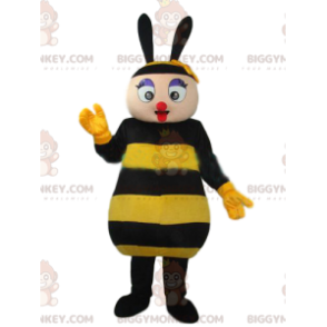 Costume de mascotte BIGGYMONKEY™ d'abeille trop coquette.