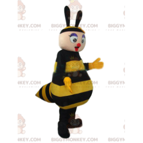 Costume de mascotte BIGGYMONKEY™ d'abeille trop coquette.