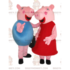 Peppa Pig og George Pig Costume Duo - Biggymonkey.com