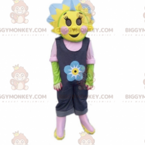 Fantasia de mascote colorida e floral BIGGYMONKEY™ Girassol