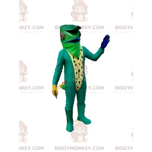 Kameleon BIGGYMONKEY™ mascottekostuum. Kameleon kostuum -